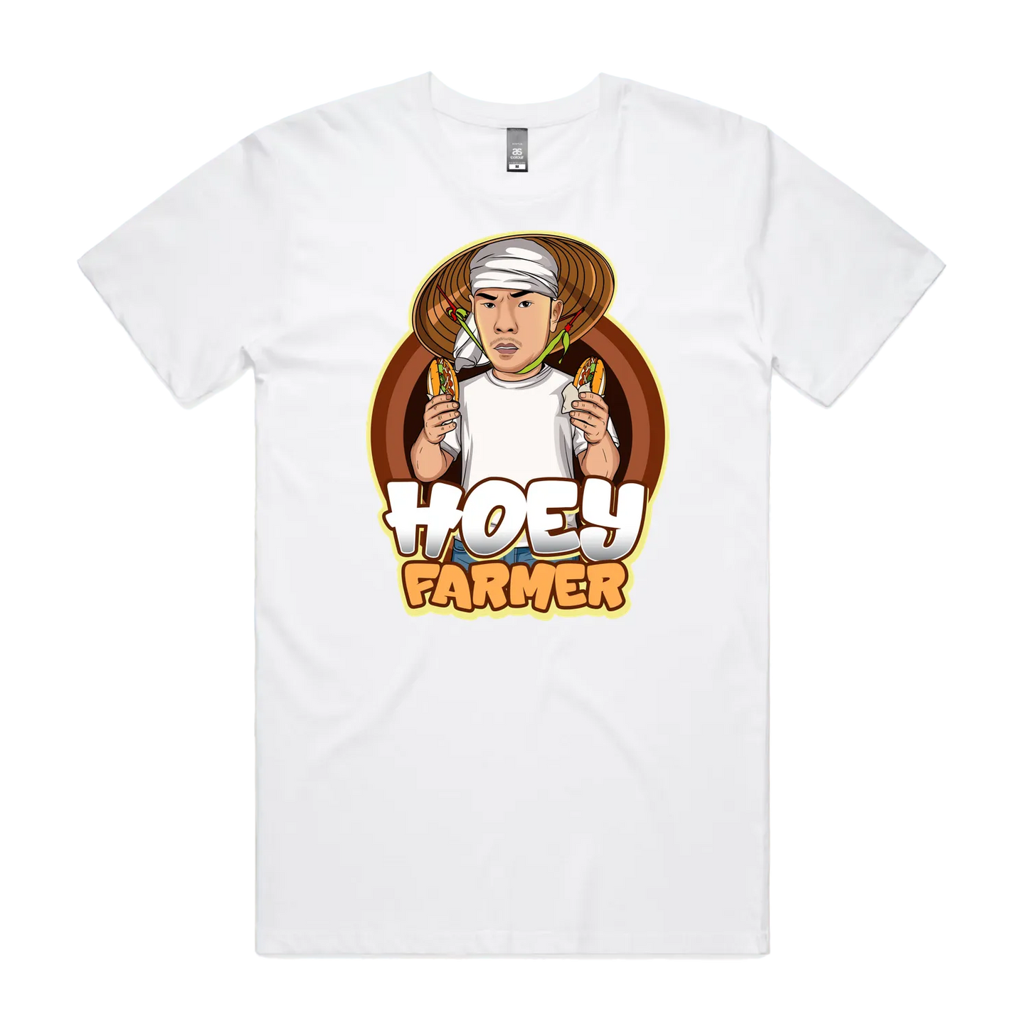 White front flat lay