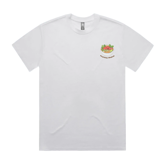 White front flat lay