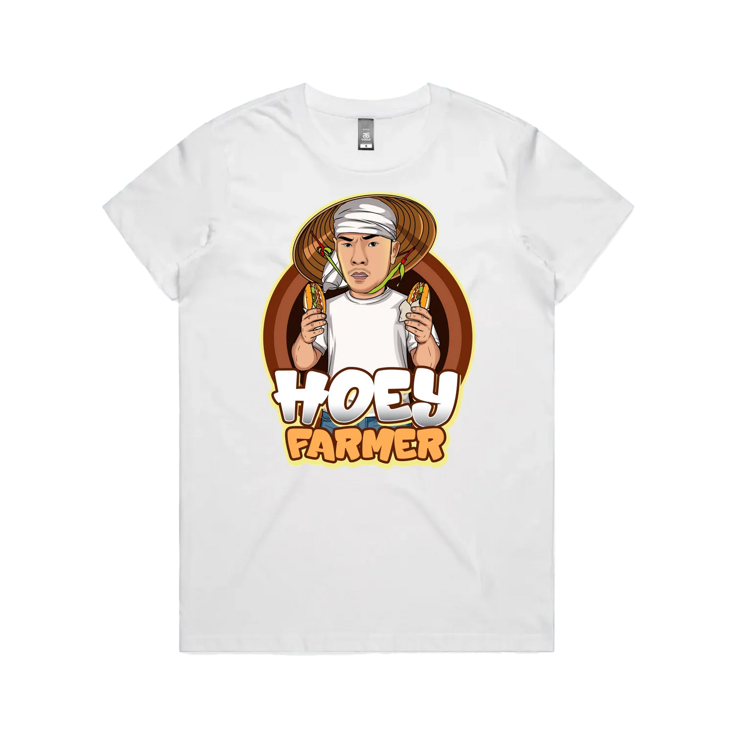 White front flat lay