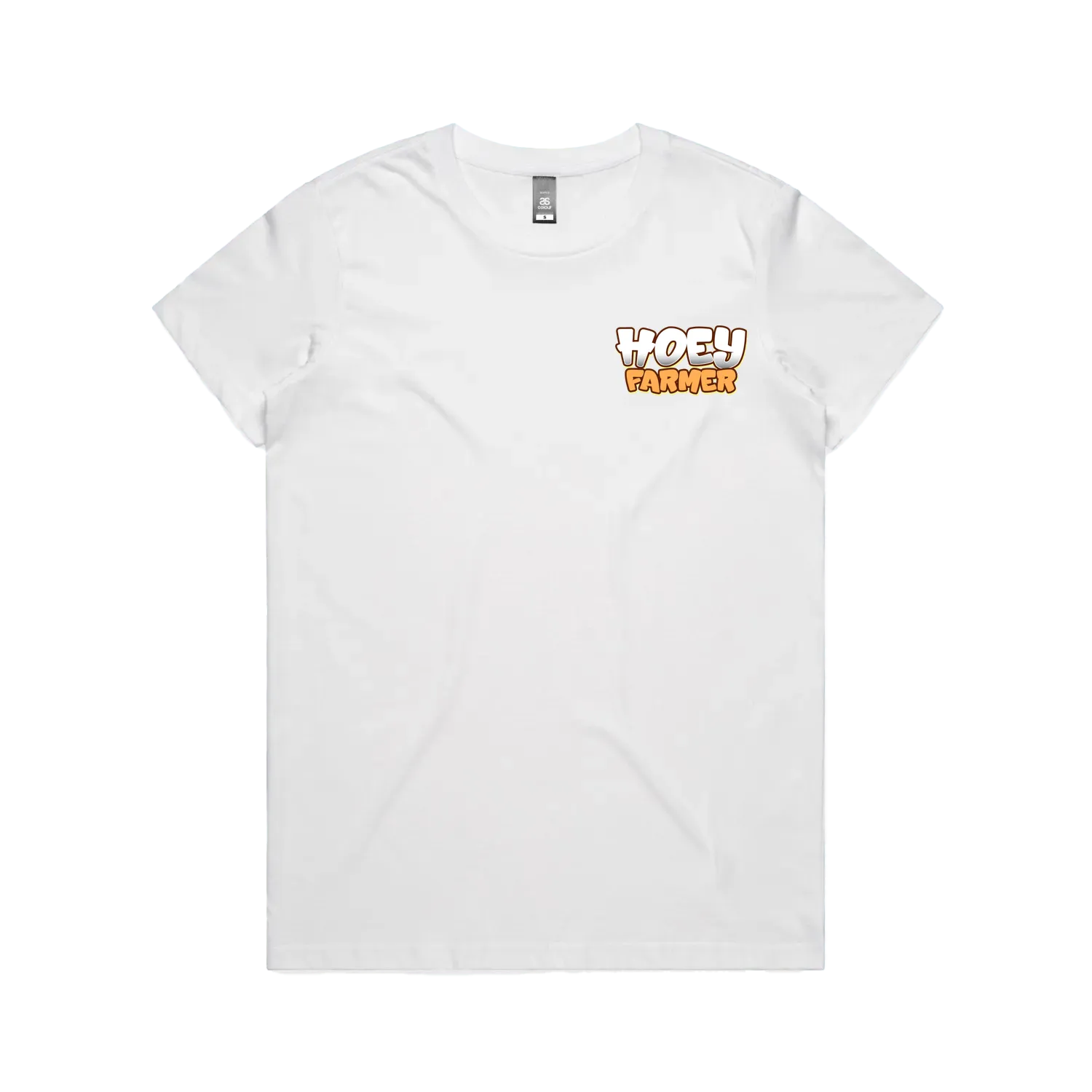 White front flat lay