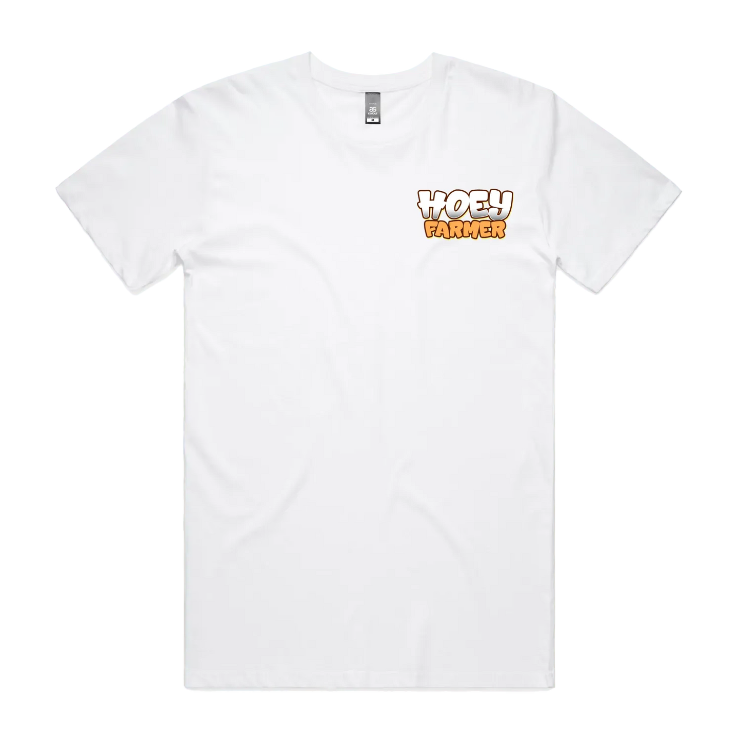 White front flat lay