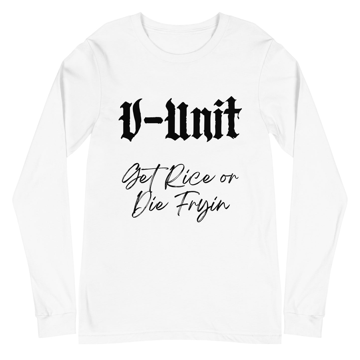 V-Unit Get RiceUnisex Long Sleeve Tee