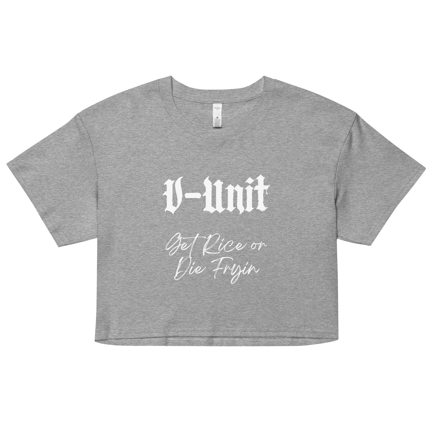 V-Unit Get Rice Women’s crop top