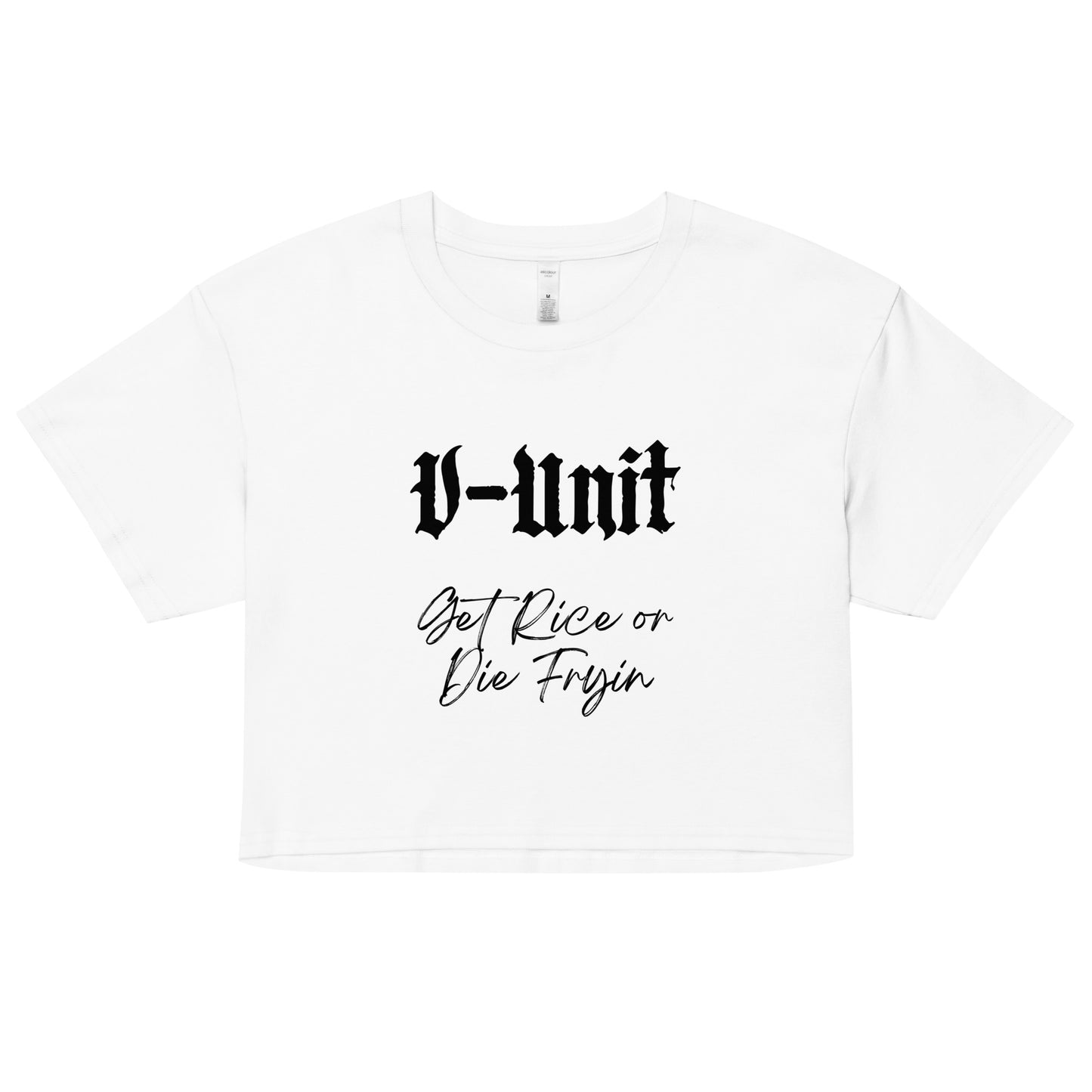 V-Unit Get Rice Women’s crop top